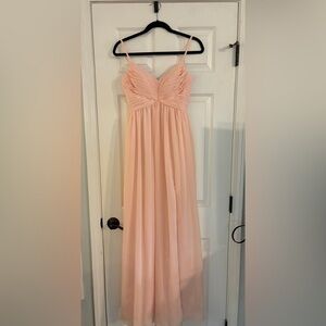 Azazie pink bridesmaid dress perfect used condition size A2 (Xs/s)
